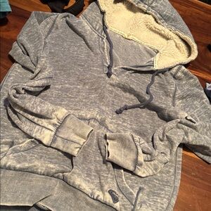 Roxy burnout Sherpa-Lined Hoodie